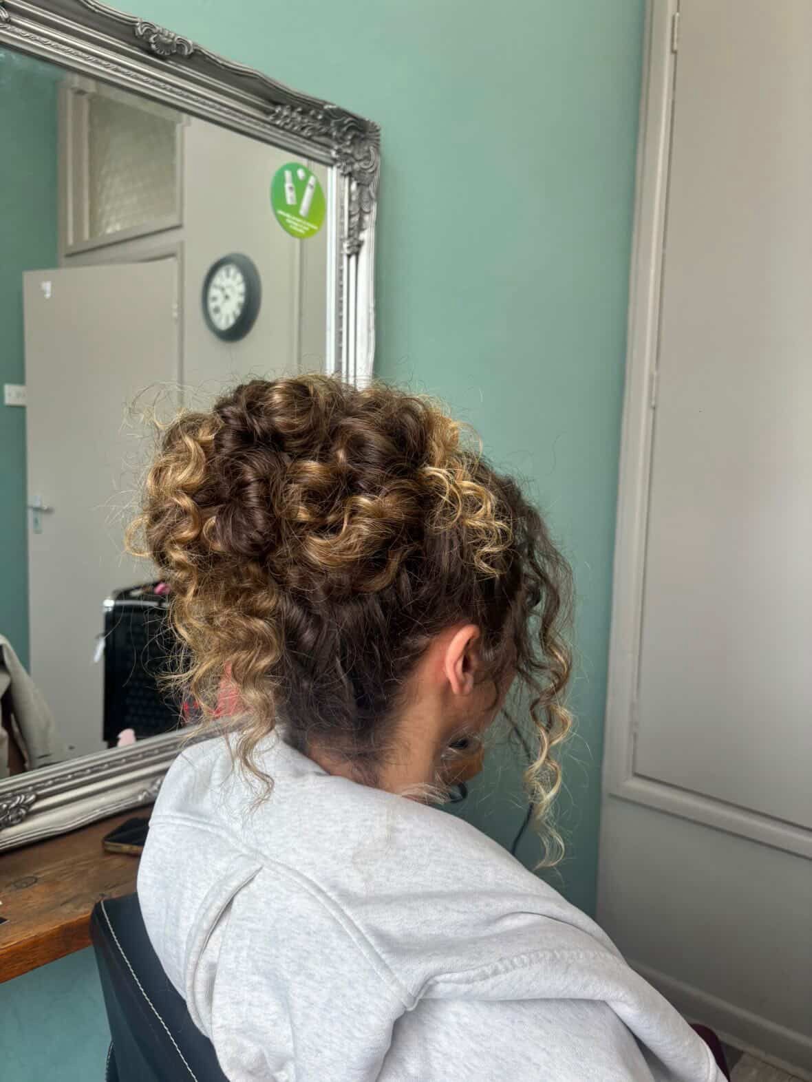 Long layered blow dry with volume