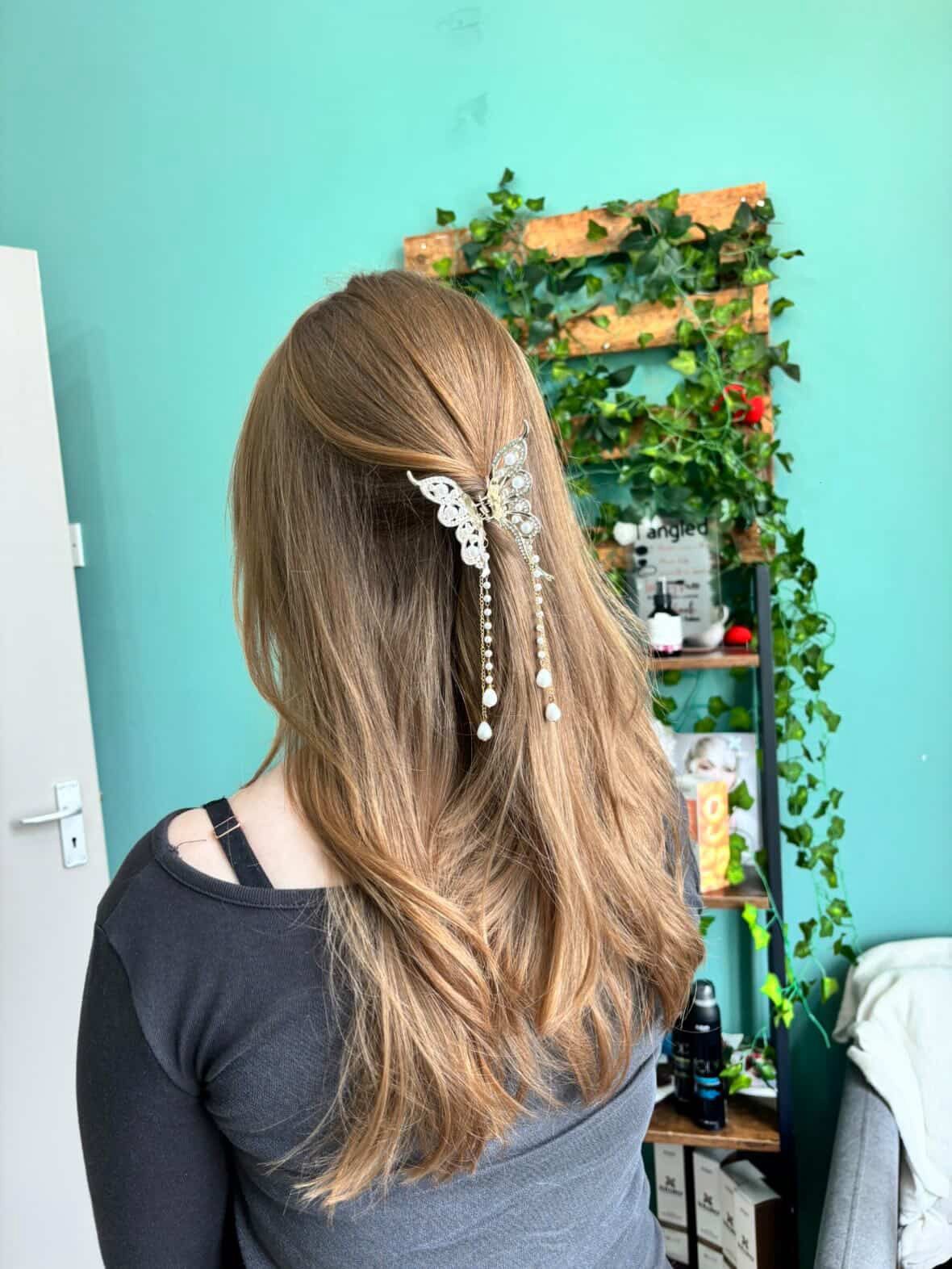 Chic bob haircut styling